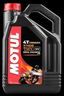 Масло для 4-х тактных двигателей 100% синтетическое эстеровое MOTUL 845241 / 104299 (фото 1)