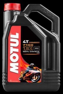 Масло для 4-х тактных двигателей 100% синтетическое эстеровое MOTUL 845441 / 104090 (фото 1)