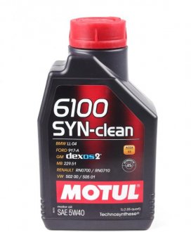Масло моторне 6100 Syn-Clean 5W-40 (1 л) MOTUL 854211 (фото 1)
