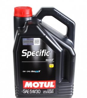 Олія моторна Specific Dexos 2 5W-30 (5 л) MOTUL 860051