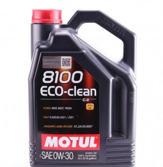 Масло моторне 8100 Eco-Clean 0W-30 (5 л) MOTUL 868051 (фото 1)