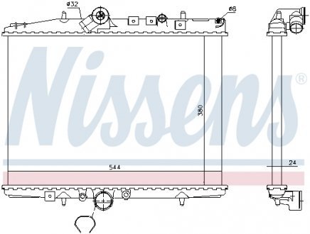 Радіатор NISSENS 61294A