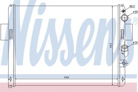 Радиатор NISSENS 61972 (фото 1)