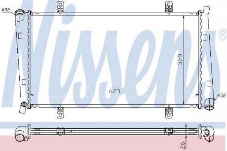 Радіатор NISSENS 65560A