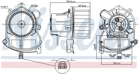 Вентилятор салону NISSENS 87801