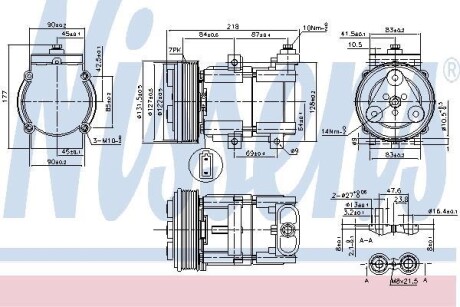 Компресор кондиціонера First Fit NISSENS 890081