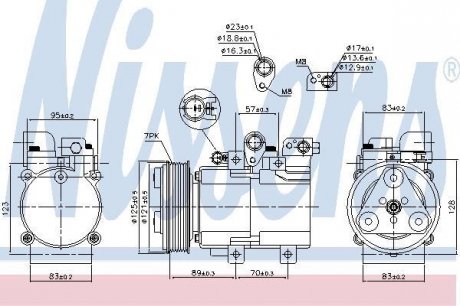 Компрессор кондиционера NISSENS 890136