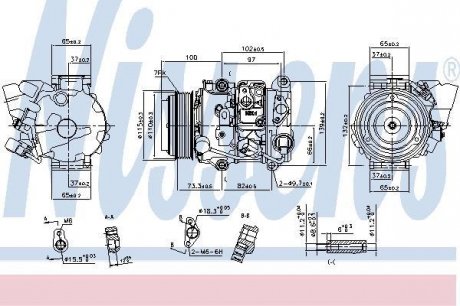 Компрессор кондиционера NISSENS 890142