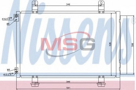 Радиатор кондиционера NISSENS 940079