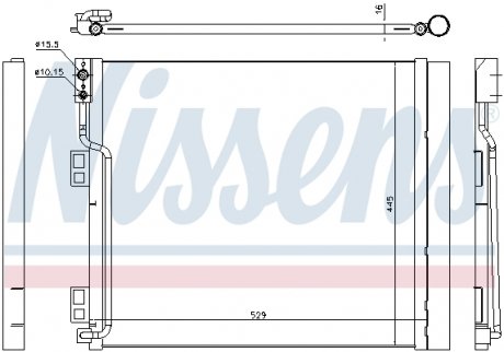 Радиатор кондиционера NISSENS 940386