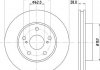 Диск тормозной передний toyota hilux iii 2.5, 2.7, 3.0, 4.0 (05-) (nd1055k) nisshinbo