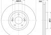 Диск гальмівний передній hyundai i40/kia optima 1.6, 1.7, 2.0 (11-) (nd6073k) nisshinbo