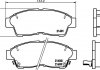 Колодки тормозные дисковые передние toyota corolla, rav-4 1.6, 1.9, 2.0 (97-00) (np1000) nisshinbo