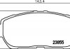 Колодки тормозные дисковые передние lexus es 3.0, 3.3 (01-06) NISSHINBO NP1024 (фото 1)