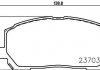 Колодки гальмівні дискові передні lexus rx 300 3.0 (00-03) (np1041) nisshinbo