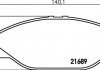 Колодки гальмівні дискові передні toyota hilux iii 2.4 (92-05) (np1047) nisshinbo