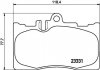 Колодки гальмівні дискові передні lexus rx 300, 350 (00-06) (np1079) nisshinbo