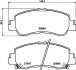Колодки тормозные дисковые передние Mitsubishi Eclipse Cross (17-) (NP3057) NISS