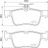 Колодки тормозные дисковые задние Ford Kuga (12-)/Mondeo (14-)/Ford Edge (15-) ( NP5081