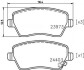 Колодки тормозные дисковые передние nissan micra, note 1.2, 1.5 (06-)/suzuki splash, swift 1.2, 1.3, 1.5 (05-) NISSHINBO NP9004 (фото 1)