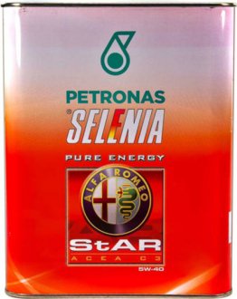 Олія моторна Selenia Star Pure Energy 5W-40 (2 л) Petronas 14133701 (фото 1)
