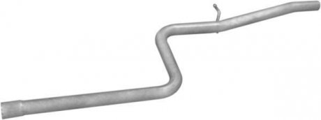 Глушитель алюм. сталь, средн. часть Fiat Doblo 1.9 JTD 05- POLMOSTROW 07.315 (фото 1)