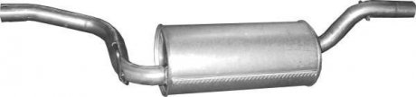 Резонатор (середня частина) алюмінієва сталь Ford Focus/C-Max 1.4i, 1.6i/Vo POLMOSTROW 0858 (фото 1)