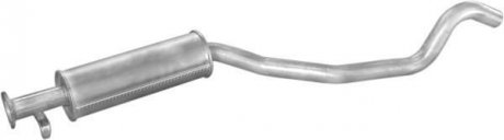 Глушитель алюм. сталь, средн. часть Opel Vectra 2.0/2.5 kat 88-95 (17.272) Polmo POLMOSTROW 17272 (фото 1)
