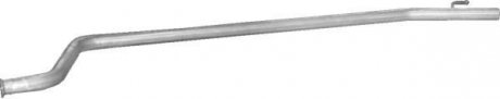Глушитель алюм. сталь, средн. часть Opel Vivaro 1.9 DTi 01-06, 1.9 DTi Turbo Di POLMOSTROW 17316