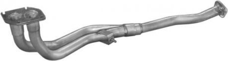 Глушитель, алюм. сталь, передн. часть Opel Vectra 1.4-1.6i 88-92 (17.515) Polmos POLMOSTROW 17515 (фото 1)