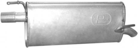 Глушитель (задняячасть) алюминизированная сталь Opel Meriva A 1.6i (03-04), 1.6i POLMOSTROW 17622