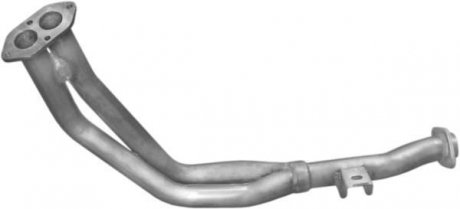 Глушник, алюміній. сталь, передн. частина Renault Espace II 2.0/2.2i 91-96 (21.551) POLMOSTROW 21551 (фото 1)