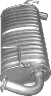 Алюм глушник. сталь, задн. частина Suzuki Jimny 1.3 Off-Road 4WD 08/05- (25.58) POLMOSTROW 2558 (фото 1)