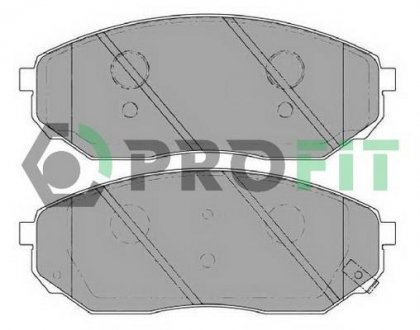 Колодки тормозные дисковые PROFIT 5000-1735 (фото 1)