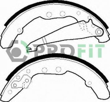 Колодки тормозные барабанные PROFIT 5001-0409 (фото 1)