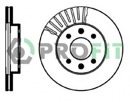 Диск гальмівний PROFIT 5010-0158