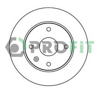 Диск тормозной PROFIT 5010-2003 (фото 1)
