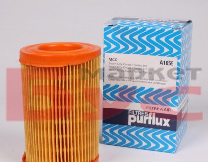 Фильтр воздушный, 0.6/0.7I Purflux A1055
