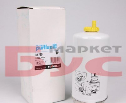 Фильтр топливный, 04-06 06- 2.0-2.4TDCI Purflux CS735