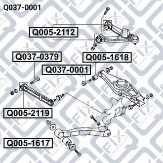 Болт з ексцентриком Q-FIX Q0370001 (фото 1)