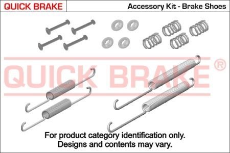 Комплект пружинок колодок стояночного гальма QUICK BRAKE 105-0021 (фото 1)