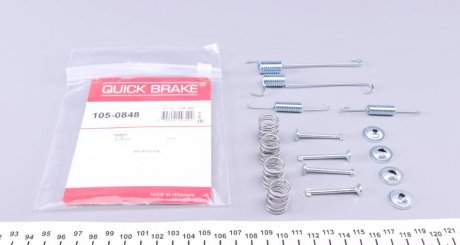 Монтажний комплект колодки QUICK BRAKE 105-0848 (фото 1)