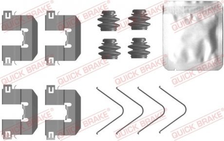 Монтажный компл.,тормоз.колодки QUICK BRAKE 109-0104