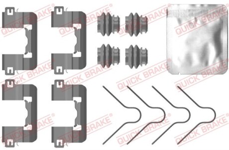 Монтажний компл.,гальм.колодки QUICK BRAKE 1090105