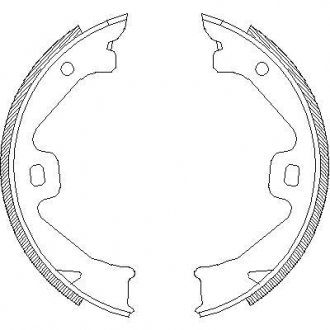 ROVER Колодки гальмівні барабанні задні 75 2.0 CDTi 03-05 REMSA 4704.00 (фото 1)