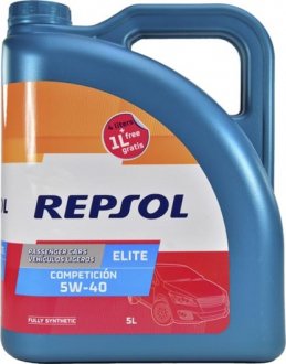 Масло моторное Elite Competicion 5W-40 (5 л) Repsol Rp141l55 (фото 1)