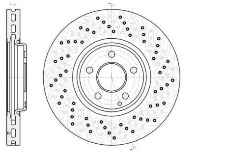 Тормозной диск ROADHOUSE 6112310 (фото 1)