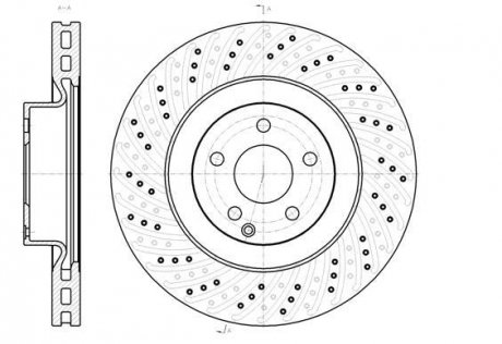 Тормозной диск ROADHOUSE 6118610 (фото 1)