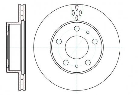 Тормозной диск ROADHOUSE 6120410 (фото 1)
