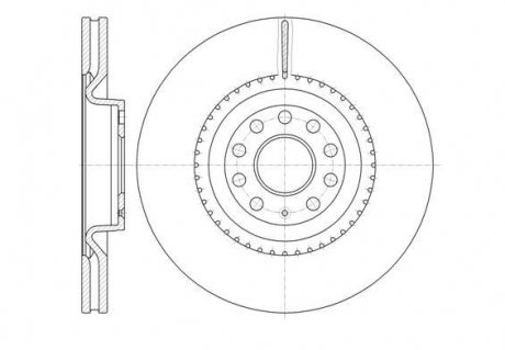 Тормозной диск ROADHOUSE 679110 (фото 1)